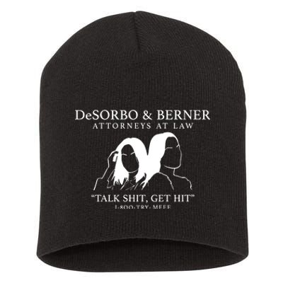 Giggly Squad Desorbo & Berner Attorneys At Law Tealk Get Hit 1 800 Try Mee Short Acrylic Beanie