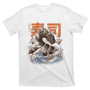 Great Sushi Dragon Japanese Food Kawaii Dragon Anime Sushi T-Shirt