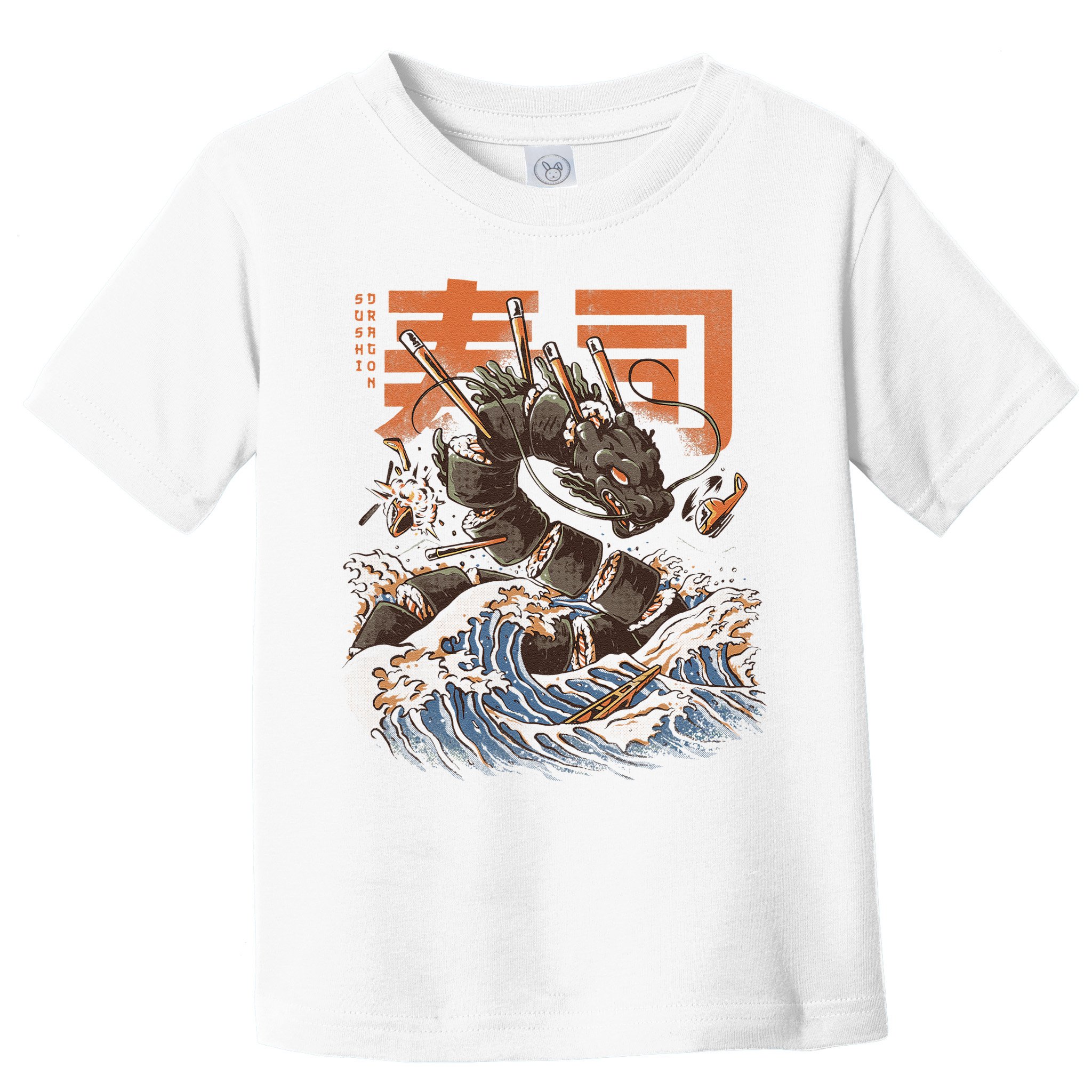 Great Sushi Dragon Japanese Food Kawaii Dragon Anime Sushi Toddler T-Shirt
