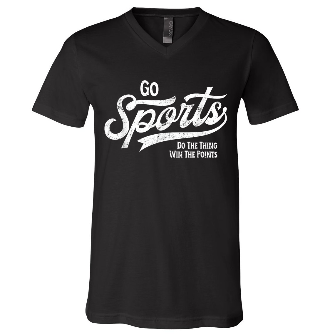 Go Sports Do The Thing Win The Points V-Neck T-Shirt