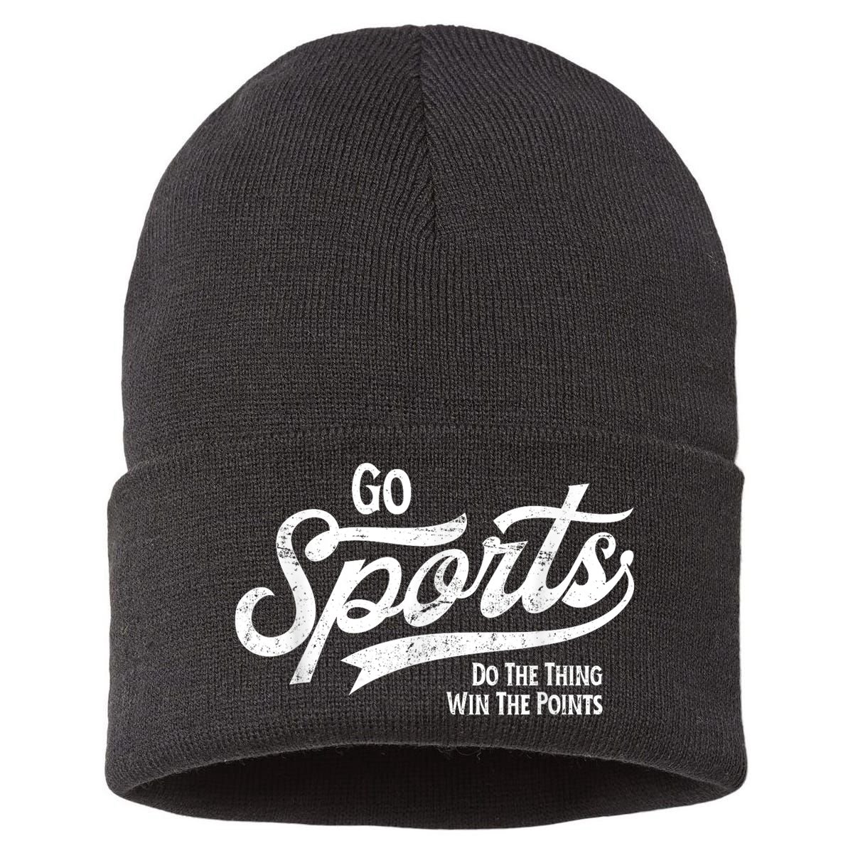 Go Sports Do The Thing Win The Points Sustainable Knit Beanie