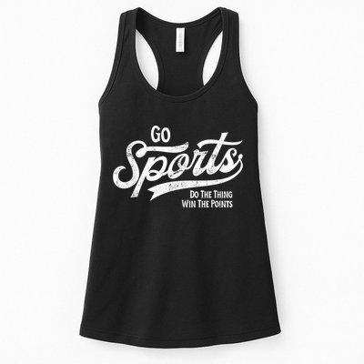 Go Sports Do The Thing Win The Points Womens Tank Top