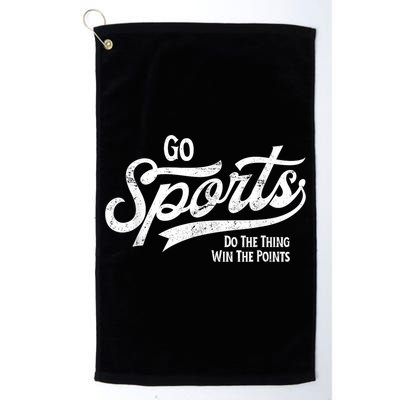 Go Sports Do The Thing Win The Points Golf Towel