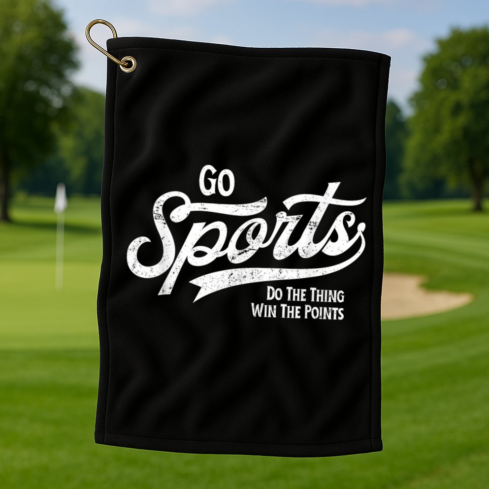 Go Sports Do The Thing Win The Points Golf Towel