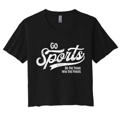 Go Sports Do The Thing Win The Points Crop Top