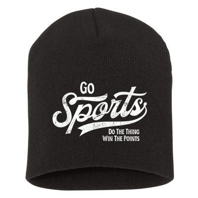 Go Sports Do The Thing Win The Points Short Acrylic Beanie
