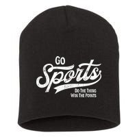Go Sports Do The Thing Win The Points Short Acrylic Beanie