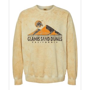 Glamis Sand Dunes California All Terrain Vehicle Atv Colorblast Crewneck Sweatshirt