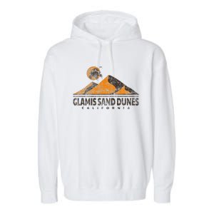 Glamis Sand Dunes California All Terrain Vehicle Atv Garment-Dyed Fleece Hoodie