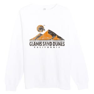 Glamis Sand Dunes California All Terrain Vehicle Atv Premium Crewneck Sweatshirt