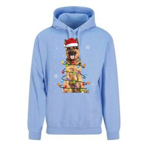 Ger Shepherd Dog Tree Christmas Sweater Xmas Dogs Gift Unisex Surf Hoodie