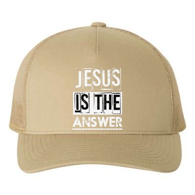 God Savior Devotee Christian Gift Jesus Yupoong Adult 5-Panel Trucker Hat