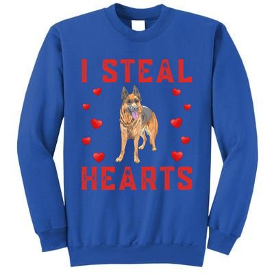 Ger Shepherd Dog Themed I Steal Hearts Cute Valentine Day Gift Sweatshirt