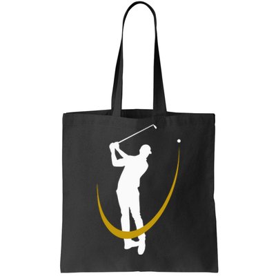 Golf Shot De Golfeur Le Golf Tote Bag