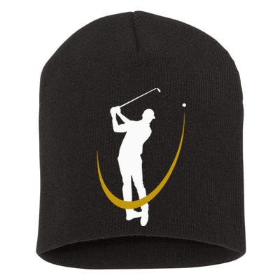 Golf Shot De Golfeur Le Golf Short Acrylic Beanie