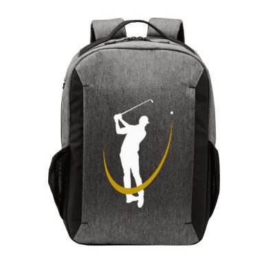 Golf Shot De Golfeur Le Golf Vector Backpack