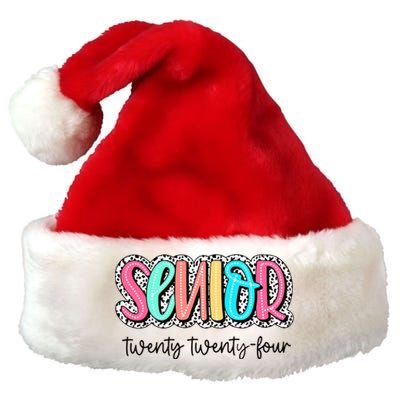 Graduation Senior Dalmatian Dots Sublimation Premium Christmas Santa Hat