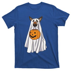 Ger Shepherd Dog Ghost Funny Halloween Pumpkin Dog Lover Gift T-Shirt