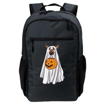 Ger Shepherd Dog Ghost Funny Halloween Pumpkin Dog Lover Gift Daily Commute Backpack