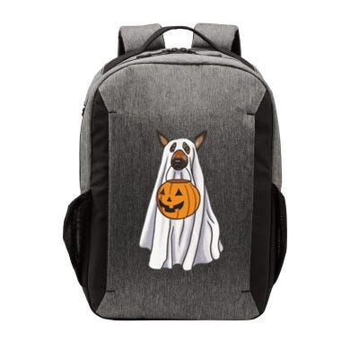 Ger Shepherd Dog Ghost Funny Halloween Pumpkin Dog Lover Gift Vector Backpack