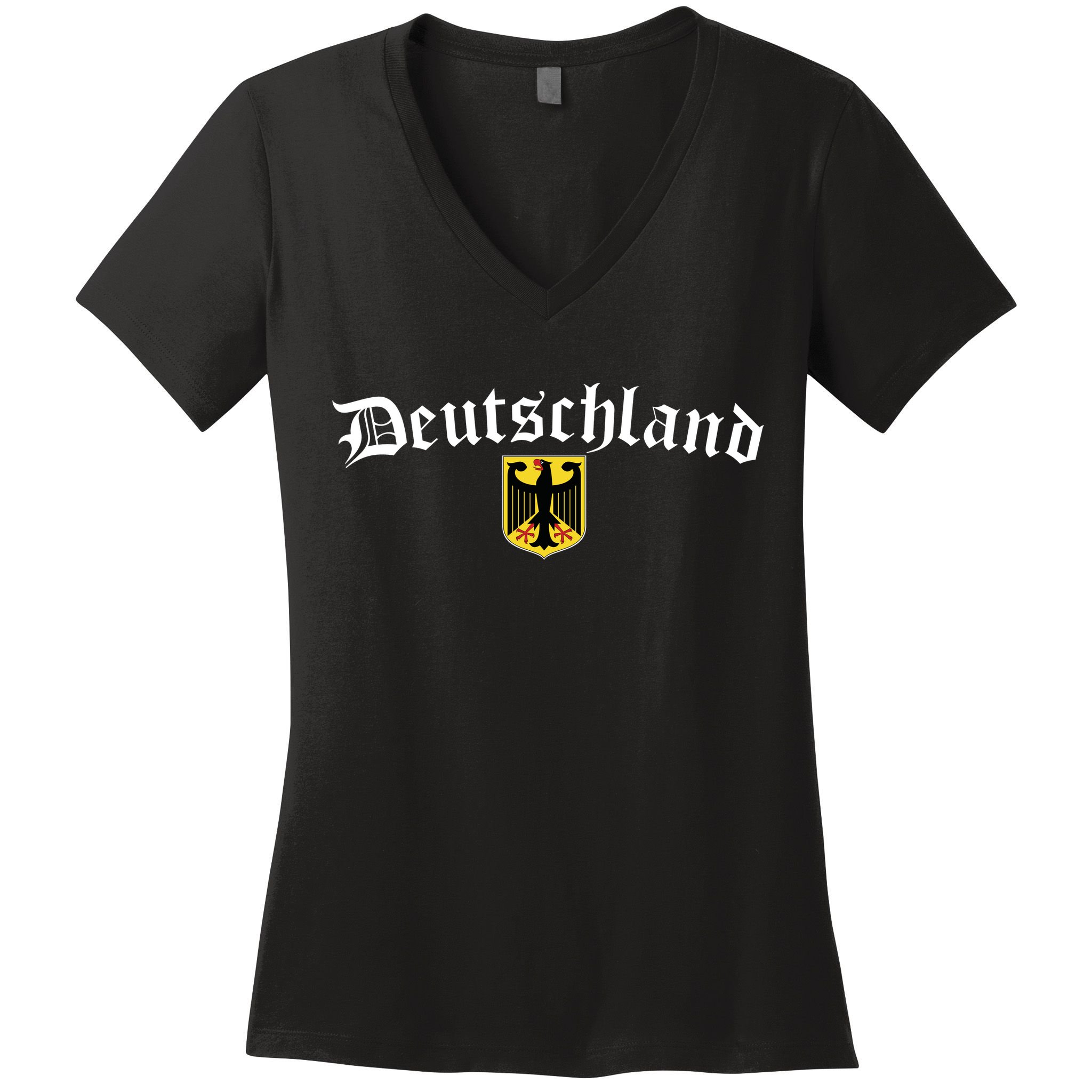 Germany Soccer Deutschland Sports Team Germany Women's V-Neck T-Shirt