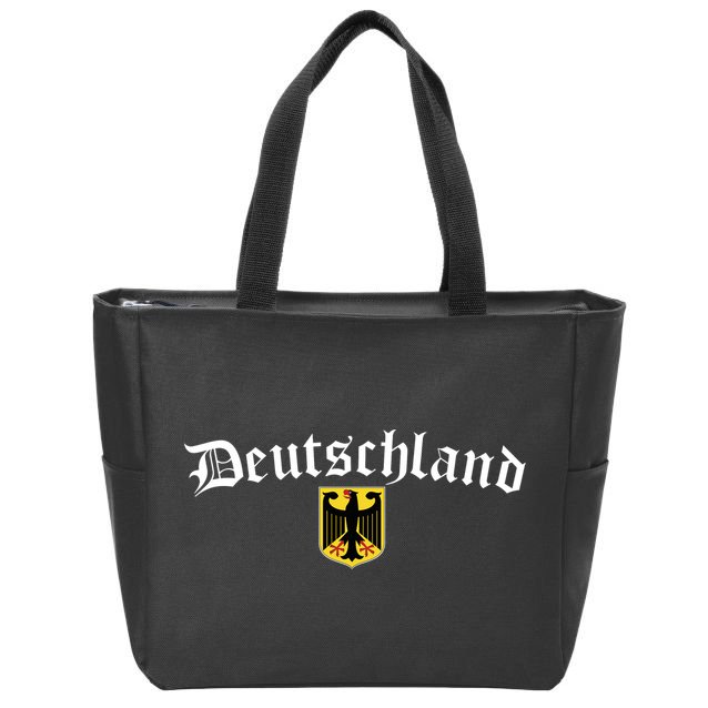 Germany Soccer Deutschland Sports Team Germany Zip Tote Bag