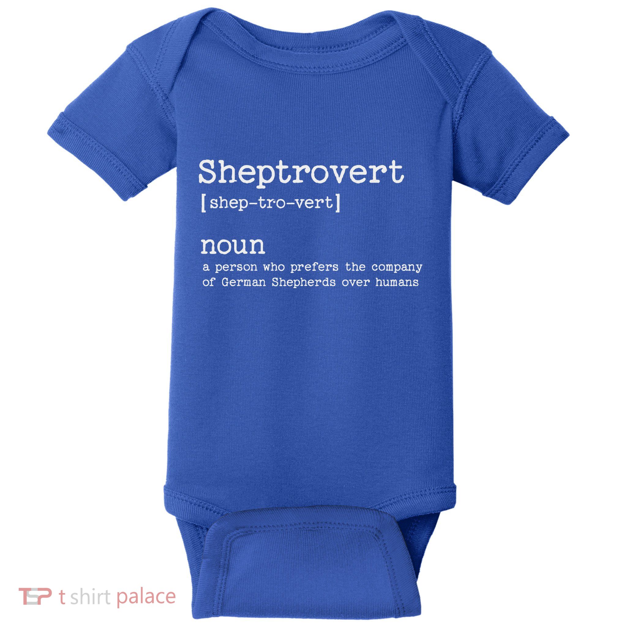 German Shepherd Dog Baby Bodysuit
