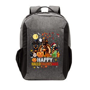 German Shepherd Dog Happy Halloween Thanksgiving Christmas Long Sleeve Vector Backpack