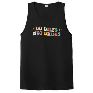 Groovy Style Do Dilfs Not Drugs Funny Joke PosiCharge Competitor Tank