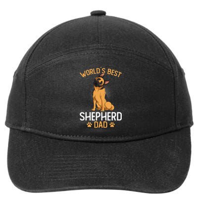 German Shepherd Dad Dog 7-Panel Snapback Hat