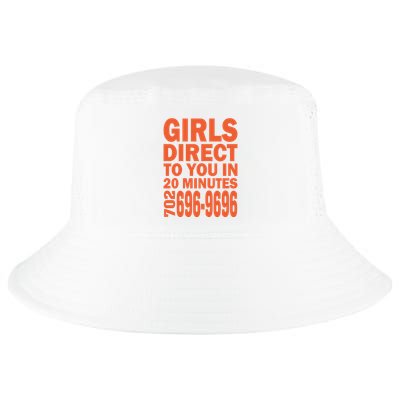Girl S Direct To You In 20 Minutes 702 6969696 Funny Slogan For Adult Humor Cool Comfort Performance Bucket Hat