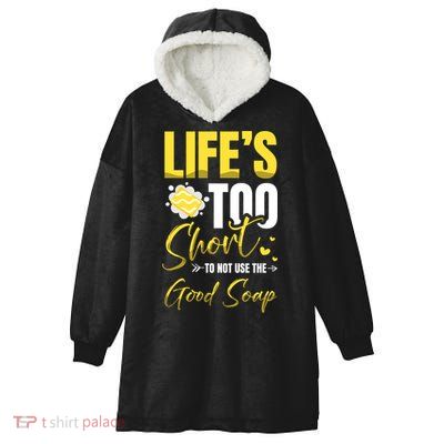 Good Soap Dealer Soap Maker Saponification Geek Great Gift Hooded Wearable Blanket