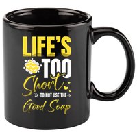 Good Soap Dealer Soap Maker Saponification Geek Great Gift 11oz C Handle Ceramic Mug