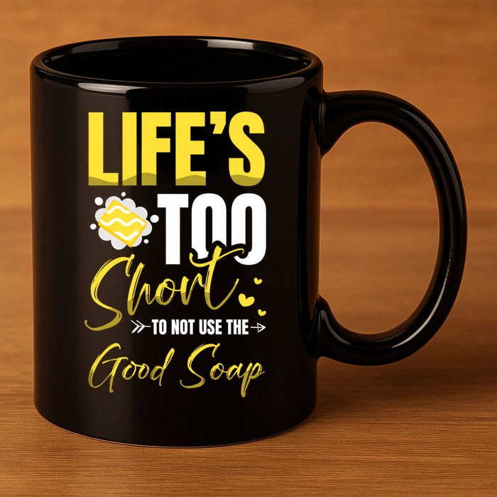 Good Soap Dealer Soap Maker Saponification Geek Great Gift 11oz C Handle Ceramic Mug