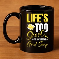 Good Soap Dealer Soap Maker Saponification Geek Great Gift 11oz C Handle Ceramic Mug