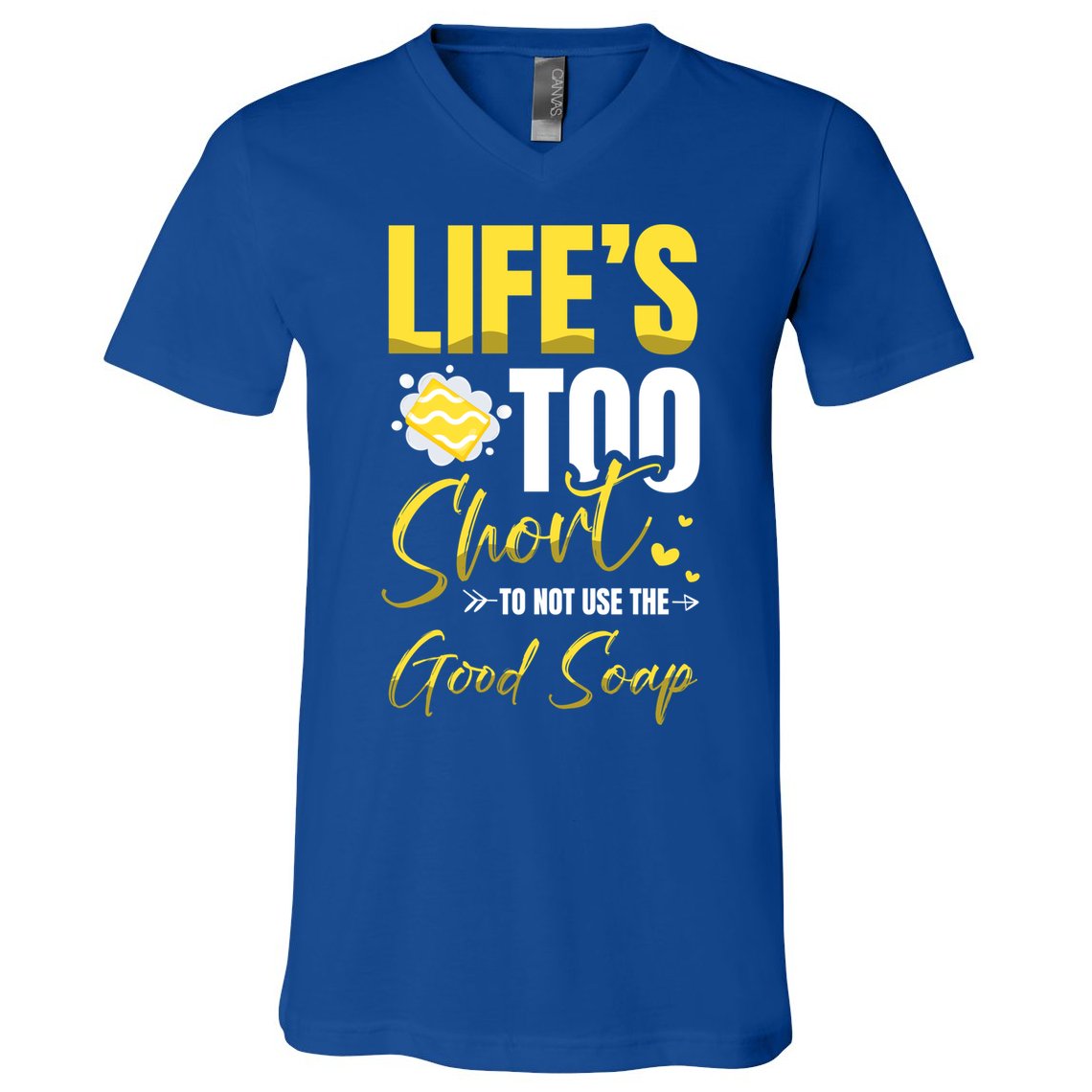 Good Soap Dealer Soap Maker Saponification Geek Great Gift V-Neck T-Shirt