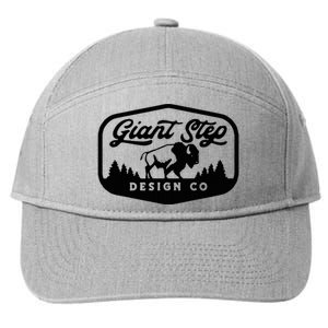 Giant Step Design Bison 7-Panel Snapback Hat