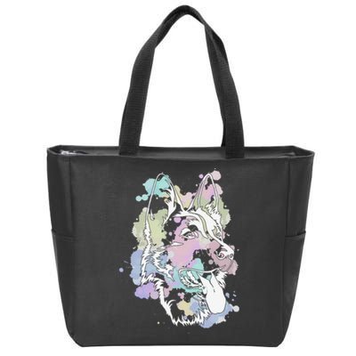 German Shepherd Dog Gift German Shepherd Zip Tote Bag