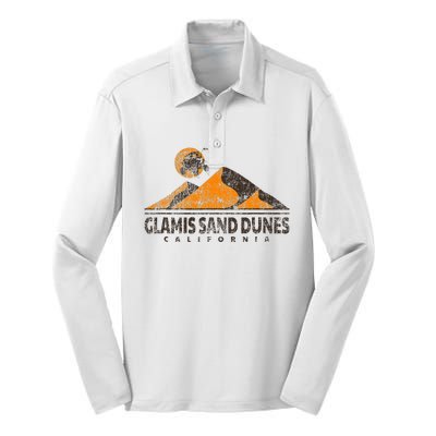 Glamis Sand Dunes California All Terrain Vehicle Atv Silk Touch Performance Long Sleeve Polo