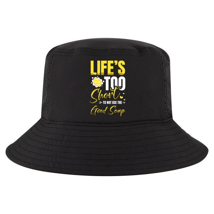 Good Soap Dealer Soap Maker Saponification Geek Meaningful Gift Cool Comfort Performance Bucket Hat