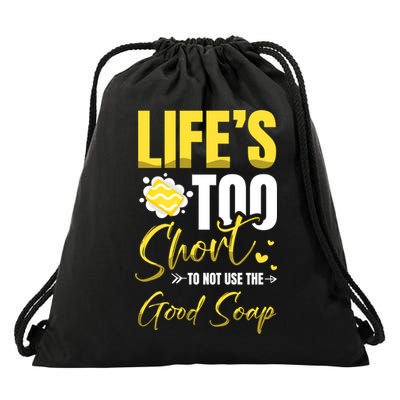 Good Soap Dealer Soap Maker Saponification Geek Meaningful Gift Drawstring Bag