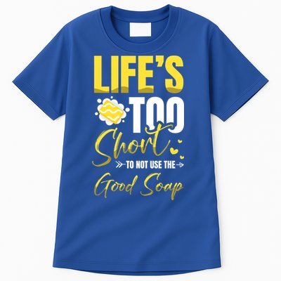 Good Soap Dealer Soap Maker Saponification Geek Meaningful Gift Tall T-Shirt