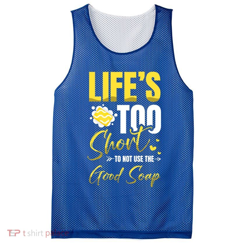 Good Soap Dealer Soap Maker Saponification Geek Meaningful Gift Mesh Reversible Basketball Jersey Tank