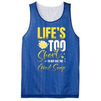 Good Soap Dealer Soap Maker Saponification Geek Meaningful Gift Mesh Reversible Basketball Jersey Tank