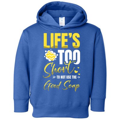 Good Soap Dealer Soap Maker Saponification Geek Meaningful Gift Toddler Hoodie
