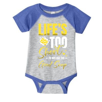 Good Soap Dealer Soap Maker Saponification Geek Meaningful Gift Infant Baby Jersey Bodysuit