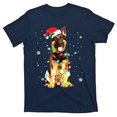 German Shepherd Dog Tree Christmas Sweater Xmas Dogs Gifts T-Shirt