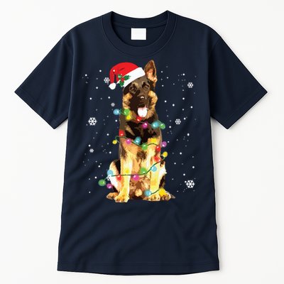 German Shepherd Dog Tree Christmas Sweater Xmas Dogs Gifts Tall T-Shirt