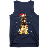 German Shepherd Dog Tree Christmas Sweater Xmas Dogs Gifts Tank Top