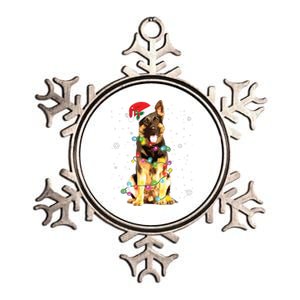 German Shepherd Dog Tree Christmas Sweater Xmas Dogs Gifts Metallic Star Ornament